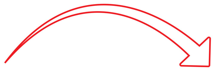 Long curve arrow business financial goal background design template. Investment economy value growth concept.