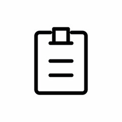 clipboard file sheet document icon