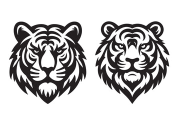 Tiger head vector
