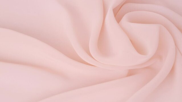 silk fabric, delicate chiffon, crepe folds and draperies slowly open, luxury, Smooth elegant silk or satin texture with soft pleats for designer, text background