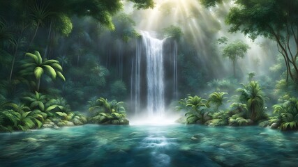 waterfall in the forest