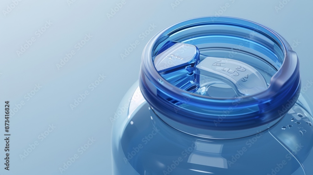 Poster a detailed look at the builtin timer and alarm feature on the water bottle lid helping users keep tr