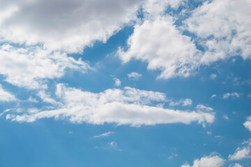 blue sky and clouds