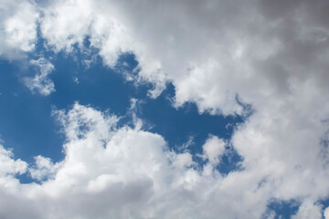 blue sky with clouds