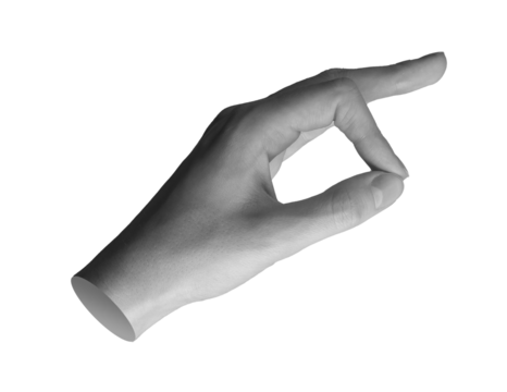 Fingers showing OK gesture, okay, agreement icon, hand sign isolated on white background., transparent cut out PNG
