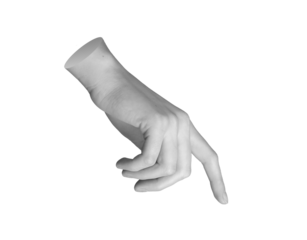 Index finger pointing, indicating, tapping, pressing button, clicking something down, gesture. Hand sign, pick, isolated on white background. Touching.., transparent cut out PNG