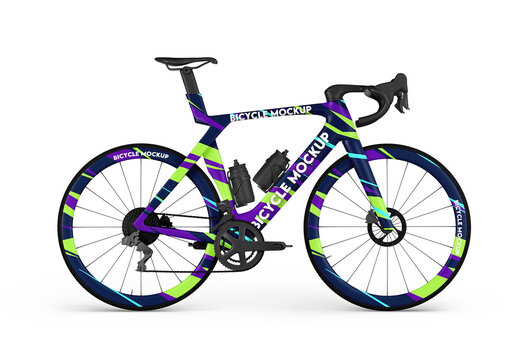 Bicycle Mockup - Side View