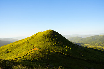 Bieszczady widok na połoninę z tarnicy © Paweł Ziobro