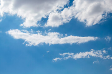 blue sky with clouds