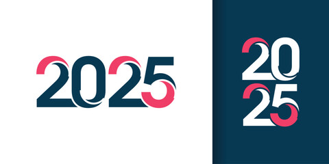 2025 logo design element with creative modern concept vector idea