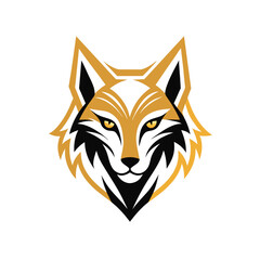 Obraz premium vector wolf logo design template