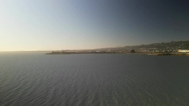 Drone Hyper Lapse of Albany Bulb taken from Cesar Chavez Park in Berkeley, California. 