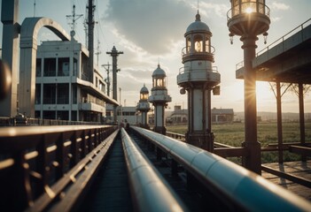 Fototapeta premium bridge in the night