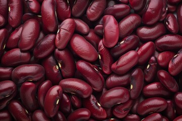 Whole red kidney beans raw