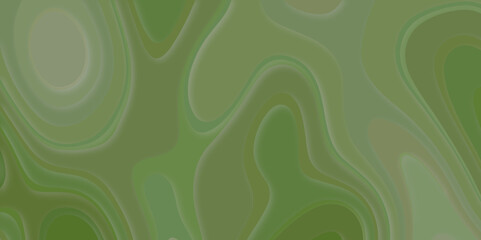 Difference type abstract 3D art paper cut monochrome height map topographical repeating pattern, smooth gradients of green and grey abstract paper art with layer lines creating of depth and contour.