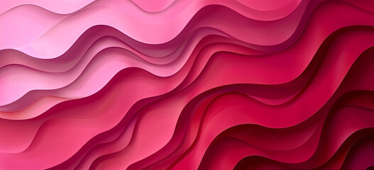 hot pink background with an elegant wave shaped in the corner, simple design, high resolution, no text or logos, with the wave shape in the style of.


