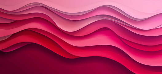 hot pink background with an elegant wave shaped in the corner, simple design, high resolution, no text or logos, with the wave shape in the style of.


