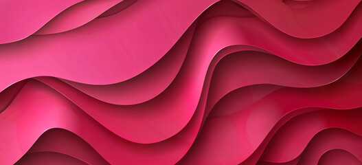 hot pink background with an elegant wave shaped in the corner, simple design, high resolution, no text or logos, with the wave shape in the style of.


