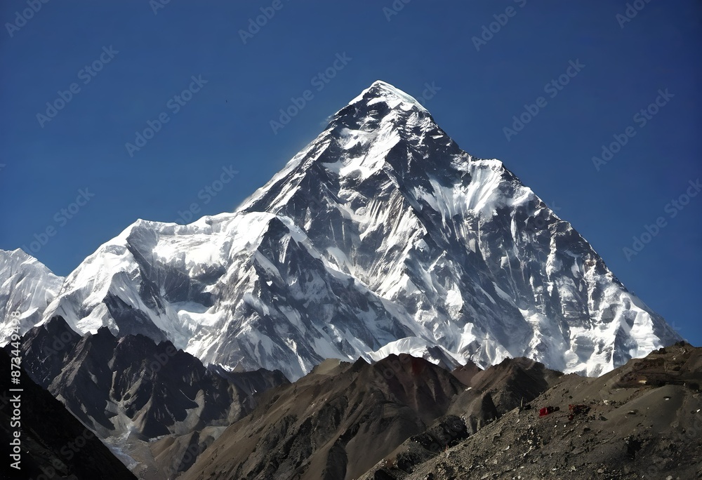 Canvas Prints A view of the Mountain K2 in the Himalayas