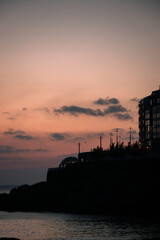 Sunset over A Coruña Spain