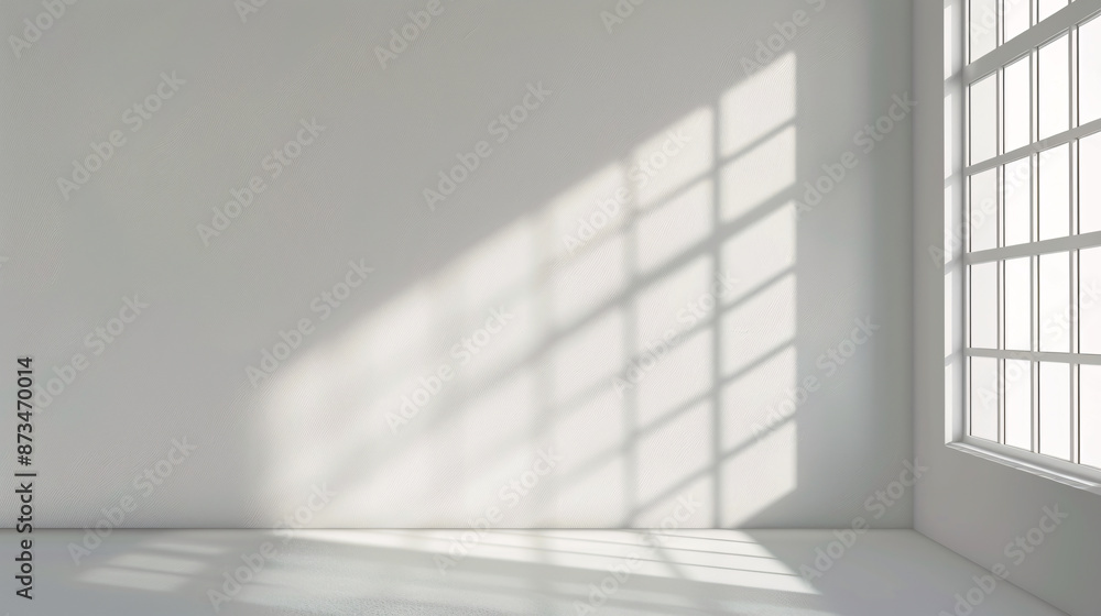 Poster a studio wall interior background designed for showcasing products, featuring backdrops with shades 