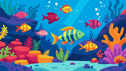 fishes in the aquarium
