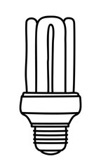 Doodle Economic Light Bulb icon. Png clipart isolated on transparent background