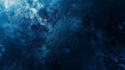 Fototapeta premium Deep ocean background with dark blue swirling water