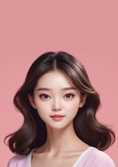 Fototapeta premium a female model in her 20s for advertising