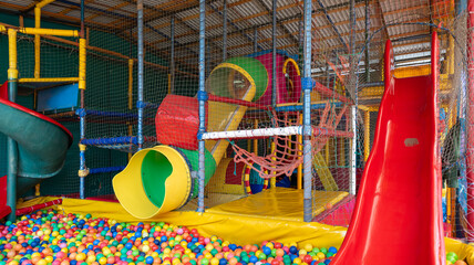 playground for children with balls
