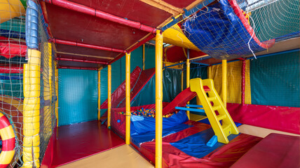 playground for children with balls