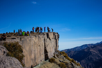 A lot of people at the Cóndores viewpoint