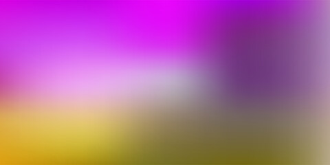 Light pink, yellow vector blurred pattern.