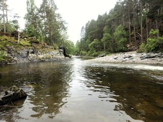 Glen Feshie, Feshie Bridge, loch Insh, Cairngorms, Scotland