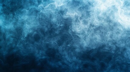 Fototapeta premium Misty Blue Abstract, a Dreamy and Ethereal Texture