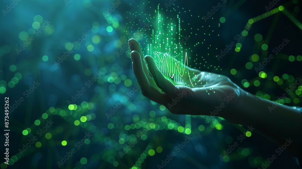 Poster data analytics growth. discover how data analytics is shaping the future of business. explore the la