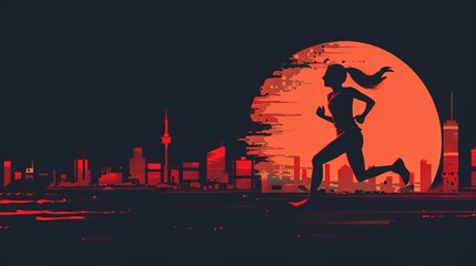 Naklejka premium logo for viá»‡t nam running club, Sydney 