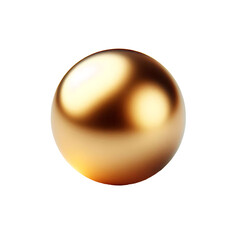Metallic gold ball clip art
