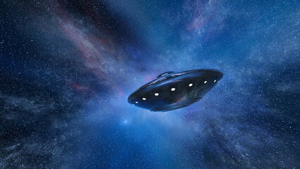 UFO　3DCGレンダリング