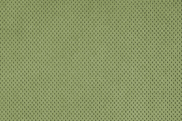 Plain khaki velour upholstery fabric, fleecy jacquard with pattern weave texture background