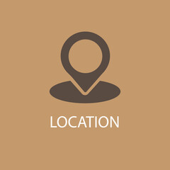 Navigation, location, direction icon. Simple editable vector illustration.