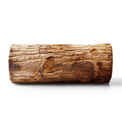 Naklejka premium log isolated on a white background 