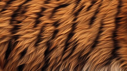 Fototapeta premium The detailed striped texture of tiger fur