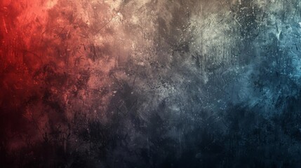 Obraz premium Abstract Art with Textured Red and Blue Hues