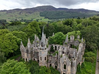 Dunalastair house castle ruin, Scotland