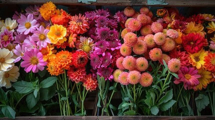 Vibrant Bouquet of Flowers