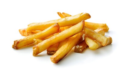 French fries isolated on a white background
