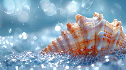 Seashell in the Ocean