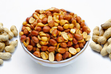 Red skin peanuts roasted salted, peanut snacks