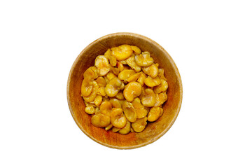 Roasted salted broad beans snack